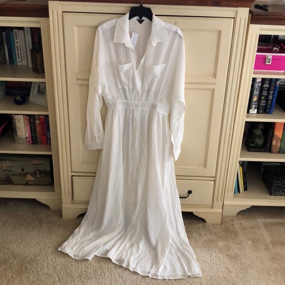 floryday white maxi dress